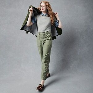 J.Crew | Garment Dyed Foundry Pant | Sage Green | Size 8